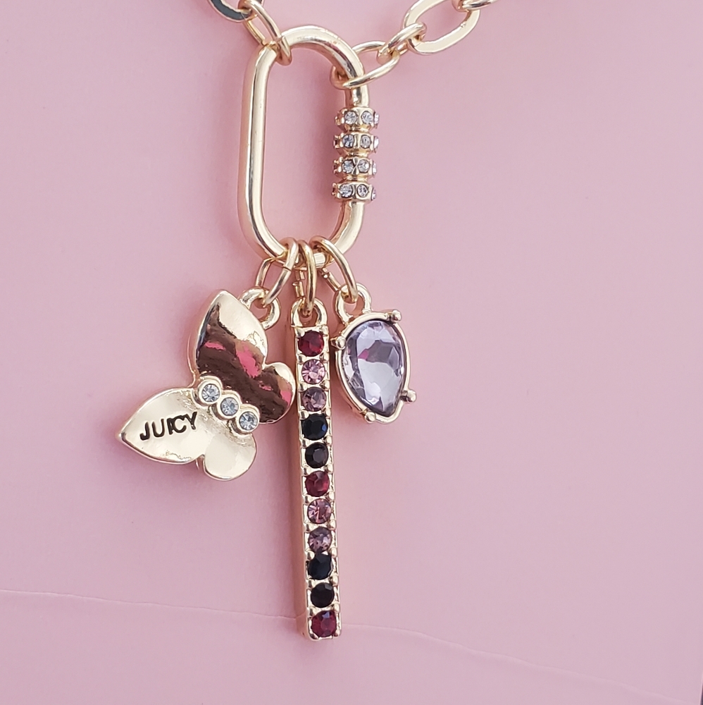 Juicy Couture Charmed Butterfly Necklace 🦋 - Picture 4 of 10